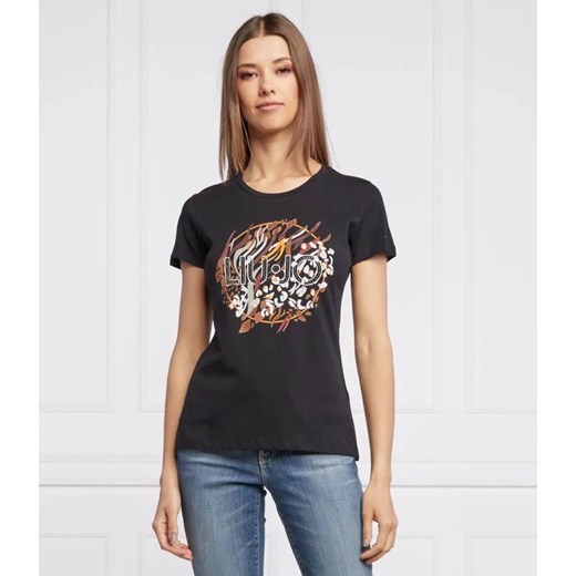Liu Jo T-shirt | Regular Fit ze sklepu Gomez Fashion Store w kategorii Bluzki damskie - zdjęcie 184334004