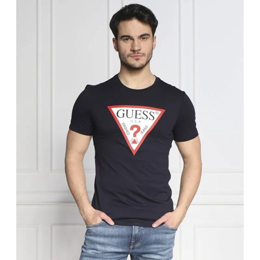 GUESS T-shirt | Slim Fit ze sklepu Gomez Fashion Store w kategorii T-shirty męskie - zdjęcie 184334040