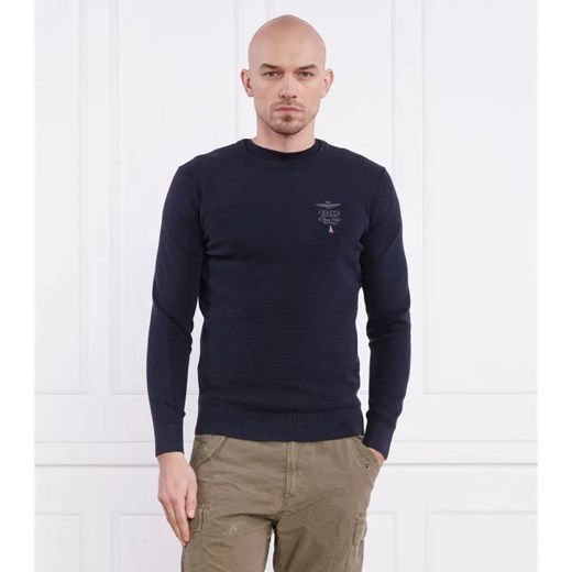 Aeronautica Militare Sweter | Regular Fit ze sklepu Gomez Fashion Store w kategorii Swetry męskie - zdjęcie 184334091