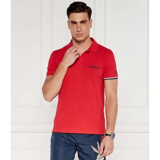 Iceberg Polo | Regular Fit | stretch ze sklepu Gomez Fashion Store w kategorii T-shirty męskie - zdjęcie 184334152