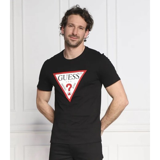 GUESS T-shirt | Slim Fit ze sklepu Gomez Fashion Store w kategorii T-shirty męskie - zdjęcie 184334201