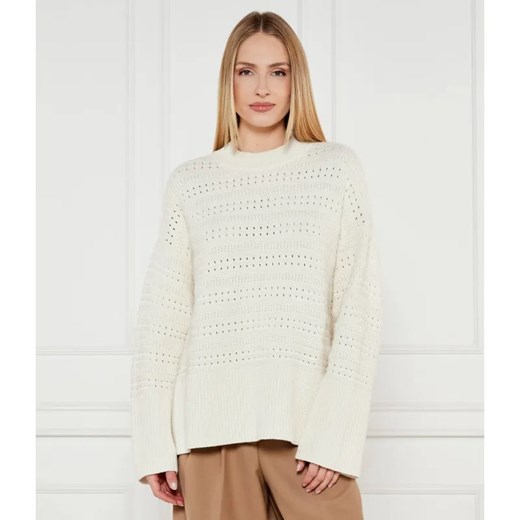 Samsøe Samsøe Sweter | Relaxed fit | z dodatkiem lnu XXS okazja Gomez Fashion Store