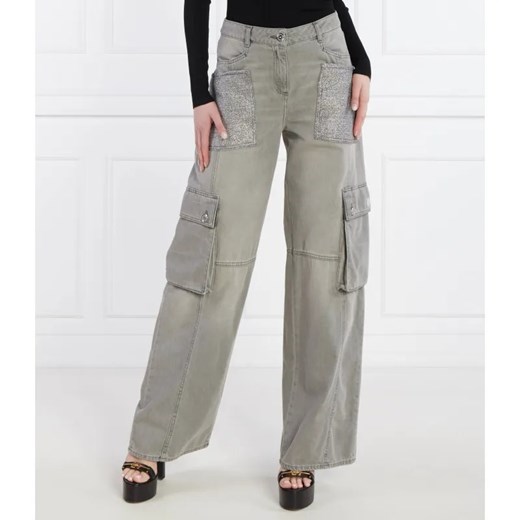 Elisabetta Franchi Jeansy cargo | Oversize fit ze sklepu Gomez Fashion Store w kategorii Jeansy damskie - zdjęcie 184334284