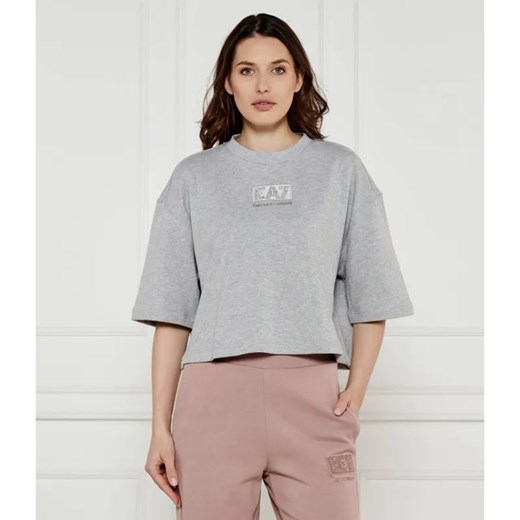 EA7 T-shirt | Relaxed fit ze sklepu Gomez Fashion Store w kategorii Bluzki damskie - zdjęcie 184334303