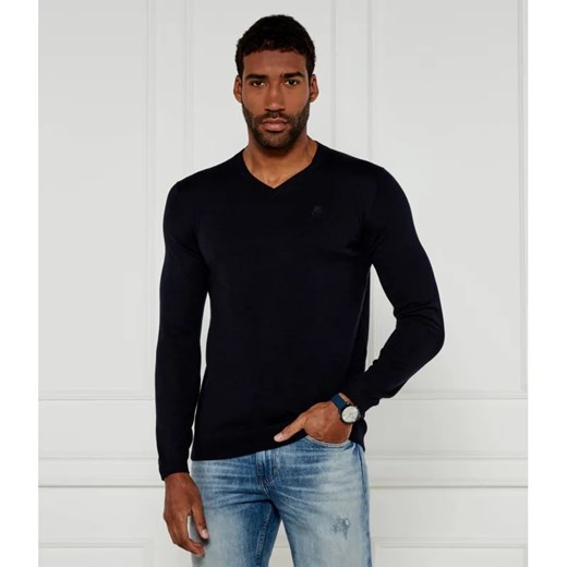 Karl Lagerfeld Wełniany sweter | Regular Fit ze sklepu Gomez Fashion Store w kategorii Swetry męskie - zdjęcie 184334304