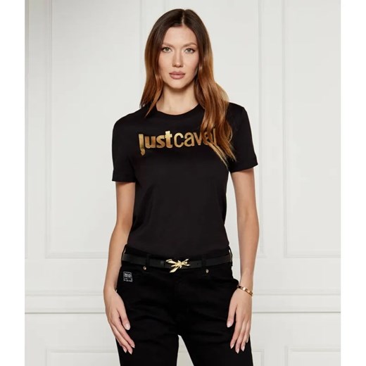Just Cavalli T-shirt | Slim Fit ze sklepu Gomez Fashion Store w kategorii Bluzki damskie - zdjęcie 184334350