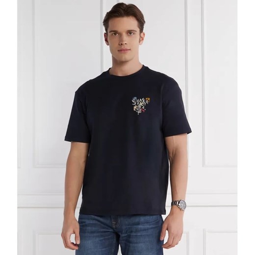 GUESS T-shirt SS CN SMALL ABSTRACT | Classic fit Guess M okazyjna cena Gomez Fashion Store