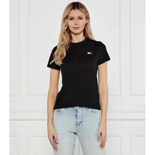 Tommy Jeans T-shirt | Regular Fit ze sklepu Gomez Fashion Store w kategorii Bluzki damskie - zdjęcie 184334431