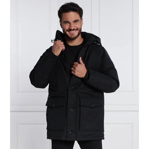 Tommy Hilfiger Puchowa kurtka ROCKIE NON FUR PARKA | Regular Fit ze sklepu Gomez Fashion Store w kategorii Kurtki męskie - zdjęcie 184334483