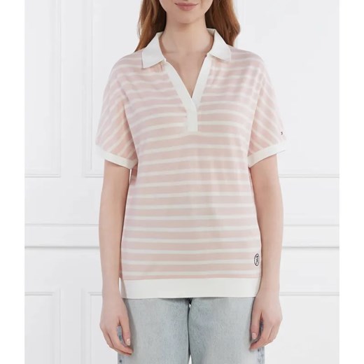 Tommy Hilfiger Polo | Regular Fit ze sklepu Gomez Fashion Store w kategorii Bluzki damskie - zdjęcie 184334662