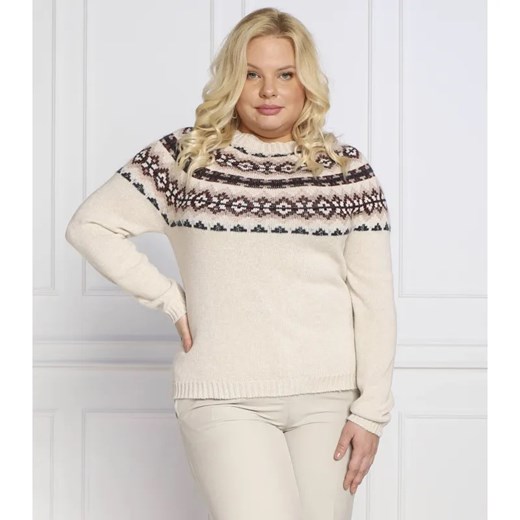 Persona by Marina Rinaldi Sweter ARCANO Plus size | Regular Fit | z dodatkiem wełny ze sklepu Gomez Fashion Store w kategorii Swetry damskie - zdjęcie 184334703