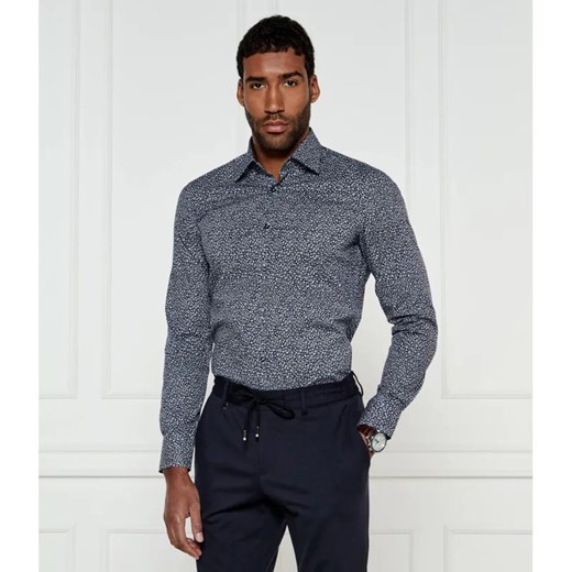 BOSS BLACK Koszula H-HANK-kent-C1-214 | Slim Fit | stretch ze sklepu Gomez Fashion Store w kategorii Koszule męskie - zdjęcie 184334743
