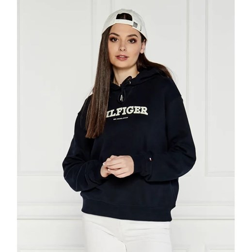 Tommy Hilfiger Bluza REG MONOTYPE FLOCK | Regular Fit ze sklepu Gomez Fashion Store w kategorii Bluzy damskie - zdjęcie 184334873