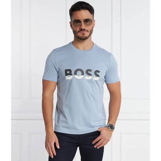 BOSS GREEN T-shirt Tee 1 | Regular Fit ze sklepu Gomez Fashion Store w kategorii T-shirty męskie - zdjęcie 184334941