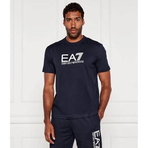EA7 T-shirt | Regular Fit ze sklepu Gomez Fashion Store w kategorii T-shirty męskie - zdjęcie 184334973