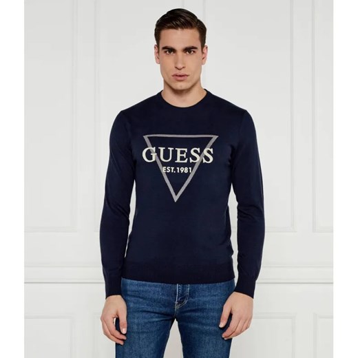 GUESS Sweter FABIAN | Regular Fit | z dodatkiem kaszmiru Guess M Gomez Fashion Store promocyjna cena