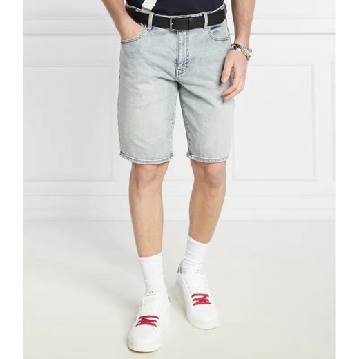 Armani Exchange Jeansowe szorty | Regular Fit ze sklepu Gomez Fashion Store w kategorii Spodenki męskie - zdjęcie 184335150
