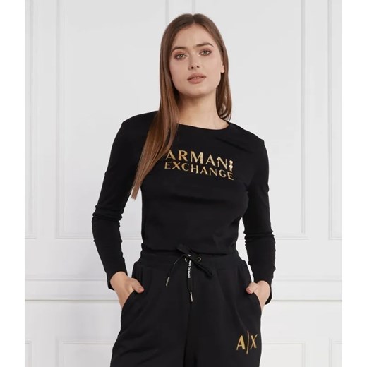 Armani Exchange Bluzka | Regular Fit ze sklepu Gomez Fashion Store w kategorii Bluzki damskie - zdjęcie 184335173