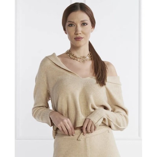 Patrizia Pepe Sweter | Regular Fit | z dodatkiem wełny ze sklepu Gomez Fashion Store w kategorii Swetry damskie - zdjęcie 184335204