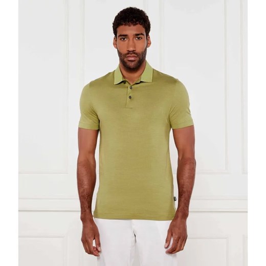 BOSS BLACK Polo H-Pitton 145 | Slim Fit | mercerised ze sklepu Gomez Fashion Store w kategorii T-shirty męskie - zdjęcie 184335272