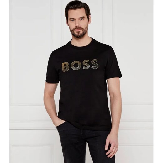BOSS GREEN T-shirt TL Logo | Regular Fit | stretch ze sklepu Gomez Fashion Store w kategorii T-shirty męskie - zdjęcie 184335274