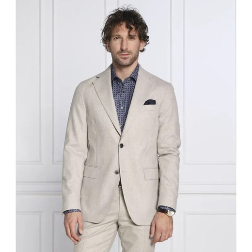 Oscar Jacobson Wełniana marynarka Ego Blazer | Slim Fit ze sklepu Gomez Fashion Store w kategorii Marynarki męskie - zdjęcie 184335312