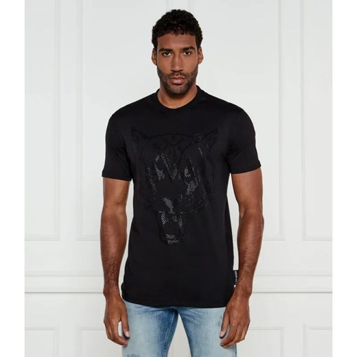 Plein Sport T-shirt Lamina Tiger | Loose fit ze sklepu Gomez Fashion Store w kategorii T-shirty męskie - zdjęcie 184335362