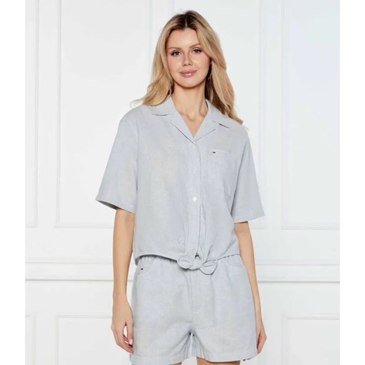 Tommy Jeans Koszula | Loose fit | z dodatkiem lnu ze sklepu Gomez Fashion Store w kategorii Koszule damskie - zdjęcie 184335393