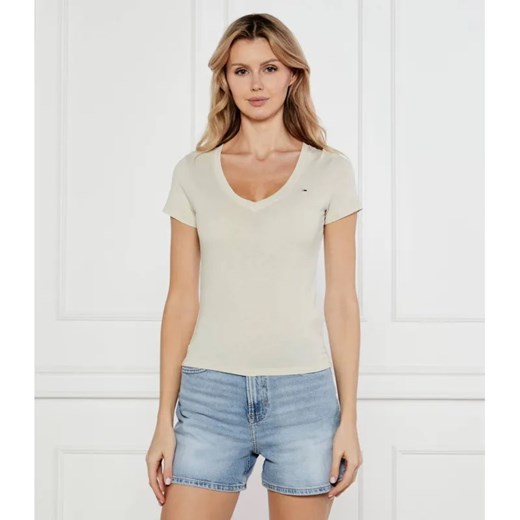 Tommy Jeans T-shirt | Slim Fit ze sklepu Gomez Fashion Store w kategorii Bluzki damskie - zdjęcie 184335434