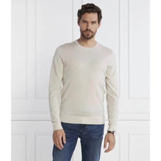 Calvin Klein Wełniany sweter | Regular Fit ze sklepu Gomez Fashion Store w kategorii Swetry męskie - zdjęcie 184335453