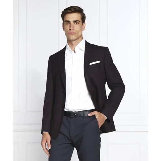 BOSS BLACK Wełniana marynarka H-Hutson-224 | Slim Fit ze sklepu Gomez Fashion Store w kategorii Marynarki męskie - zdjęcie 184335454