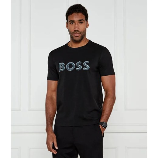 BOSS GREEN T-shirt Tee Logo | Regular Fit | stretch ze sklepu Gomez Fashion Store w kategorii T-shirty męskie - zdjęcie 184335464