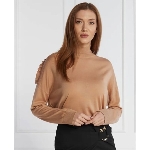 Pinko Wełniany golf | Regular Fit ze sklepu Gomez Fashion Store w kategorii Swetry damskie - zdjęcie 184335493