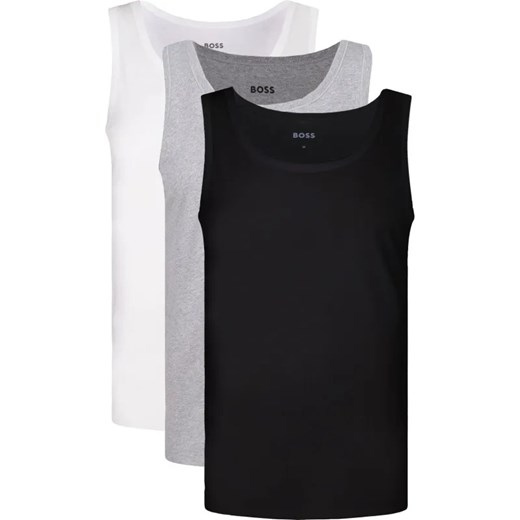 BOSS BLACK Tank top 3-pack Classic | Regular Fit ze sklepu Gomez Fashion Store w kategorii T-shirty męskie - zdjęcie 184335550