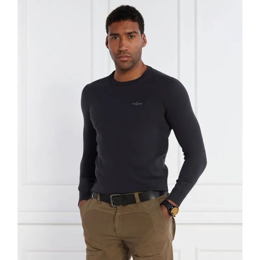 Aeronautica Militare Sweter | Regular Fit ze sklepu Gomez Fashion Store w kategorii Swetry męskie - zdjęcie 184335551