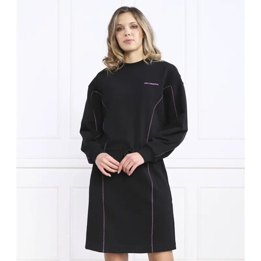 Karl Lagerfeld Sukienka contrast stitch ze sklepu Gomez Fashion Store w kategorii Sukienki - zdjęcie 184335584