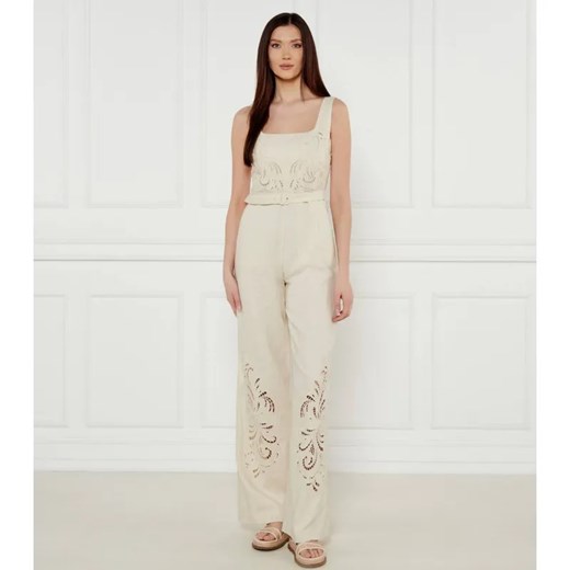 TWINSET Lniany kombinezon | Regular Fit ze sklepu Gomez Fashion Store w kategorii Kombinezony damskie - zdjęcie 184335602