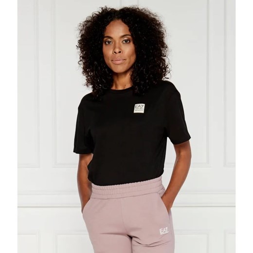 EA7 T-shirt | Regular Fit ze sklepu Gomez Fashion Store w kategorii Bluzki damskie - zdjęcie 184335632