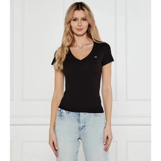 Tommy Jeans T-shirt | Slim Fit ze sklepu Gomez Fashion Store w kategorii Bluzki damskie - zdjęcie 184335634