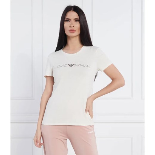 Emporio Armani Góra od piżamy | Regular Fit ze sklepu Gomez Fashion Store w kategorii Piżamy damskie - zdjęcie 184335641