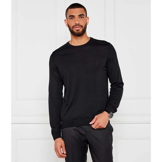 BOSS BLACK Wełniany sweter Leno-P | Slim Fit L Gomez Fashion Store