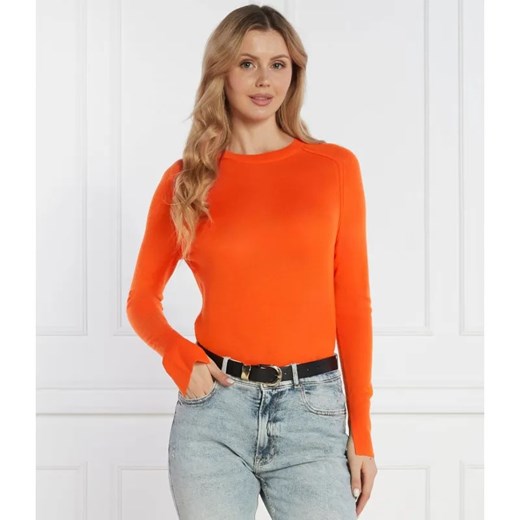 Calvin Klein Wełniany sweter | Regular Fit ze sklepu Gomez Fashion Store w kategorii Swetry damskie - zdjęcie 184335684