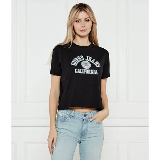 Guess Jeans T-shirt | Cropped Fit ze sklepu Gomez Fashion Store w kategorii Bluzki damskie - zdjęcie 184335760