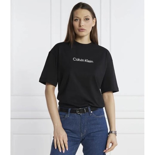 Calvin Klein T-shirt | Oversize fit ze sklepu Gomez Fashion Store w kategorii Bluzki damskie - zdjęcie 184335984
