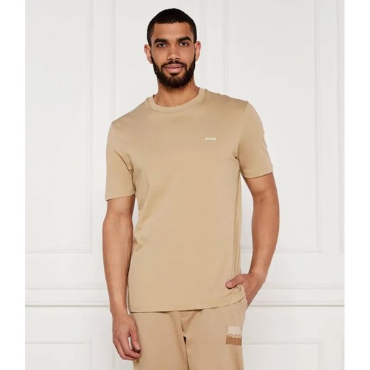 HUGO T-shirt Dero222 | Regular Fit ze sklepu Gomez Fashion Store w kategorii T-shirty męskie - zdjęcie 184336091