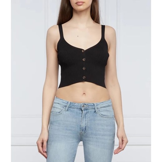 GUESS Top DIANE | Slim Fit ze sklepu Gomez Fashion Store w kategorii Bluzki damskie - zdjęcie 184336150