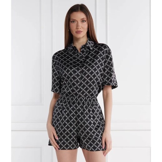 Michael Kors Satynowa koszula EMPIRE | Regular Fit ze sklepu Gomez Fashion Store w kategorii Koszule damskie - zdjęcie 184336281