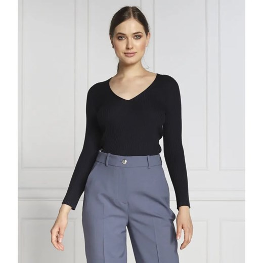 Emporio Armani Jedwabny sweter | z dodatkiem kaszmiru ze sklepu Gomez Fashion Store w kategorii Swetry damskie - zdjęcie 184336290