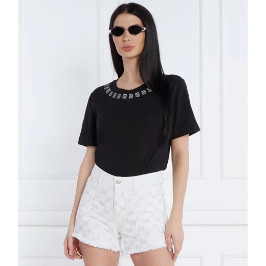 Liu Jo Sport T-shirt | Regular Fit ze sklepu Gomez Fashion Store w kategorii Bluzki damskie - zdjęcie 184336312