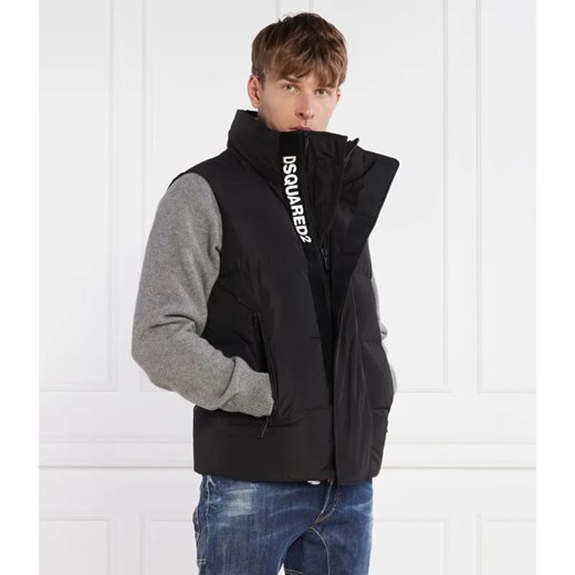 Dsquared2 Puchowy bezrękawnik | Regular Fit ze sklepu Gomez Fashion Store w kategorii Kamizelki męskie - zdjęcie 184336391